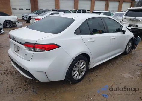 2020 Toyota Corolla Le z USA, uszkodzony, nr VIN 5YFHPRAE4LP008612